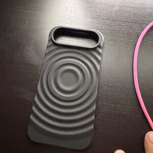 Black Ripple Design Phone Case